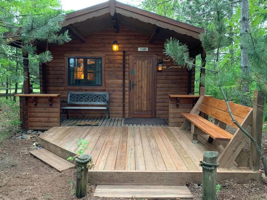 Honeybear Hideaway Cabin Hayward Exterior foto